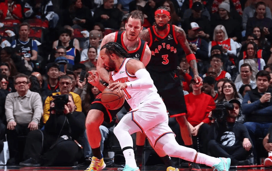 猛龙力克尼克斯，浓眉哥带队取胜